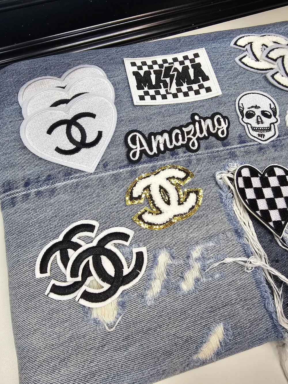 Designer Inspired Iron-on Patches - Picture 2 of 4
